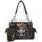 Wholesale Rhinestone Camouflage Western Buckle Design Sling Purse Cross