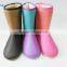 OEM Lady indoor outdoor winter warm plush PU boots