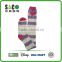 colorful stripe pattern Knee-high fluffy socks
