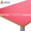 Red lovely warm dining table