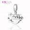 S170 Globalwin Jewelry New Fashion Design Silver Smile Pendant