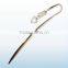 good quality porcelain pendant metal gift bookmark,3d bookmark for stundents