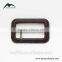 Inner Diameter 5.0cm Brown Real Leather Buckles Buttons with Metal Pin