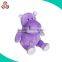 kids lifelike stuffed cute soft plush purple hippo
