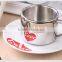 promotional custom double wall stainless steel coffee mug with handle