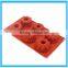 FDA Grade Silicone Cookie Molds 6 Cubes Chocolate Molds Ice Soap Tray