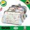 2015 new printed canvas mini metal frame coin purse