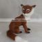 Simulation ornamental fox decorative fox figurine