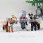 artificial furry craft made goat fur walking donkey toy