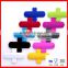 Wholesale 3M sticky silicone snap phone stand,silicone slap phone stand