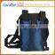 Waterproof nylon rock climbing chalk bag with zipper and drawstring