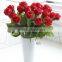 Vivid moisture touch silk roses artificial flower for flower arrangement