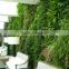 Home and outdoor decoration synthetic cheap artificial vertical green grass wall E08 0412