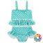 ruffle sleeveless top bloomer set Infant Baby Girls Swimsuit