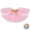 Sequin Bow Front Girls Perform Short Skirt 4 Layers Tulle Baby Ballet Tutu Skirt Girls