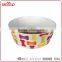 Custom logo printed melamine pet bowl, pet salad bowl