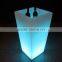 Led lighted flower pots plastic flower vase home decoration pots