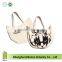 Cat Shape Canvas Shopping Bag,Reusable Shippinmg Bag With Printing Cat FJ6587