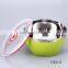 stainless steel keep food fresh bowl without lid