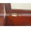 high quality finished glass lid wooden tea box , wooden tea box with glass top