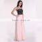 Long Chiffon New Style Western Party Wear Woman Off The Shoulder Best Pattern One Piece Sale Evening Dress