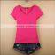 beautiful girl t-shirt ladies short shirt designs fashion clothing 2016