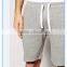 Jersey grey cotton mens shorts