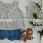 Clothing Sets Girls Top And Bloomers Eco-friendly Linen Two Pieces Outfit