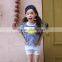 S17595A 2017 fashion t shirt for girls children striped t shirts