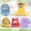 lovely custom animal shape coral fleece or cotton baby hooded bath towel