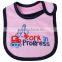 Hot sale baby bibs new designs cute cotton dental bib
