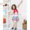 Pretty fashion summer girl dress 4pcs set with ready stock girls fashion sets