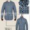 Classical checked 100% cotton flannel causal men shirts