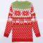 Womens jacquard knitted acrylic ugly xmas oversized jumper sweater for sale