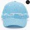 Stocked monogram gingham hat