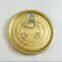 can lid 307# tinplate easy open end can cover