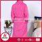 3D embossed coral fleece polyester plush bathrobe women sleepwear