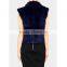 SJ022-01 Fashion 2016 Women Handknit Fur Vest/2016 Women Vest