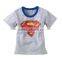 2017 summer 100% cotton superman casual boys t-shirt