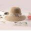 Bohemia Sunshade Straw Hat Handwork Beach Cap Shell a String Of Beads Sunbonnet