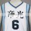 Made Kuroko's Basketball Daiki Aomine Teiko Middle School's Basketball Team Uniform White Number 6 Cosplay Costume