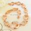 Gorgeous Gold Silver Rose Color Charm Bracelet Wedding Party Beads Bracelets Women Bridal Pulseras