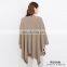 women relaxed open front luxurious cashmere poncho 2015