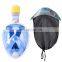 New design adult scuba diving mask,silicone 180 degree panoramic scuba mask