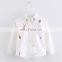 Latest 1-6 years old baby girl shirt garments boutique clothes cotton children garments for wholesale