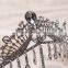Wholesale Bridal Wedding Rhinestone Crowns Wedding Prom Party Tassel Hair Tiara with Earrings