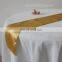 100%ployester satin table runner for wedding decoration