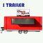 Baoju mobile fiberglas concession food trailer kiosk