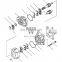 Hydraulic Oil Double Pump 705-52-30260 Poilt Gear Pump WA500-1-A Loader Hydraulic Spare Part
