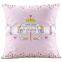 Custom cute unicorn velvet throw pillow case